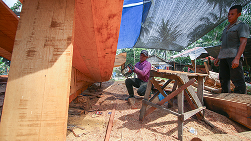 Dari Paluh Baji, Sampan Penopang Nelayan Pesisir Deli Serdang