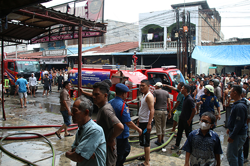 Kebakaran Ruko di Prumnas Mandala