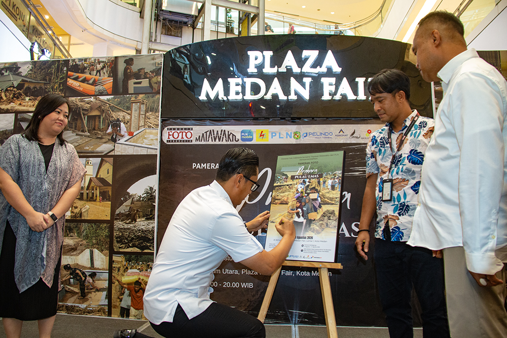 PFI Medan Gelar Pameran “Prahara Pulau Emas”, Foto Bencana Jadi Catatan Sejarah dan Kemanusiaan